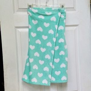 LIKE NEW SO Sz Small Polka Dot Shower Bath Wrap